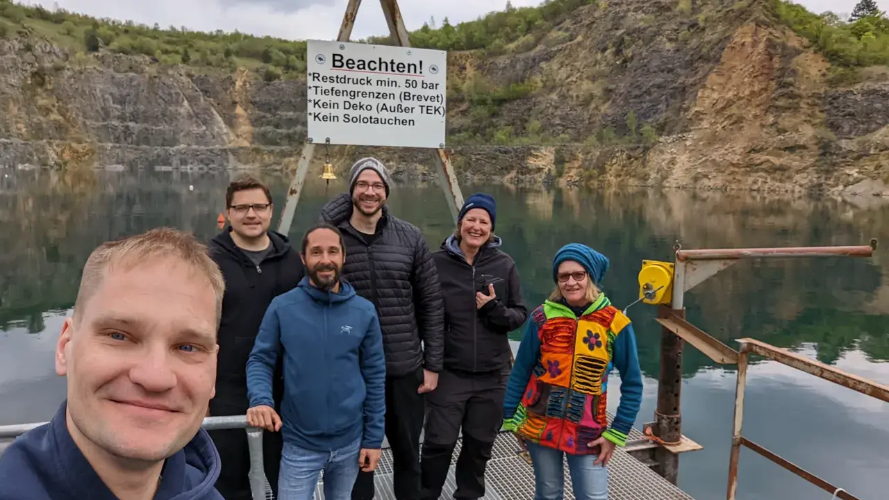 Saison-Start im Steinbruch Hunsfels