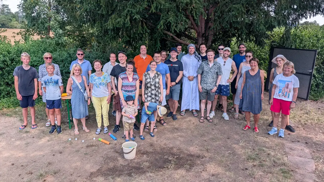Erfrischung beim Sommerfest